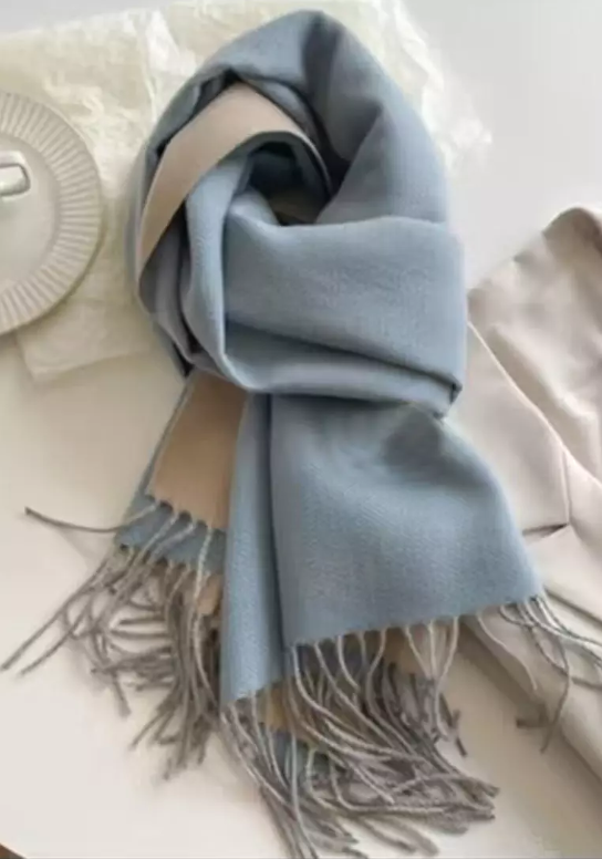 SAN MARCO Double Side Plain Cashmere Virgin wool Pashmina Syal